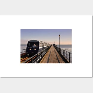 Southend on Sea Pier and Train Essex Posters and Art